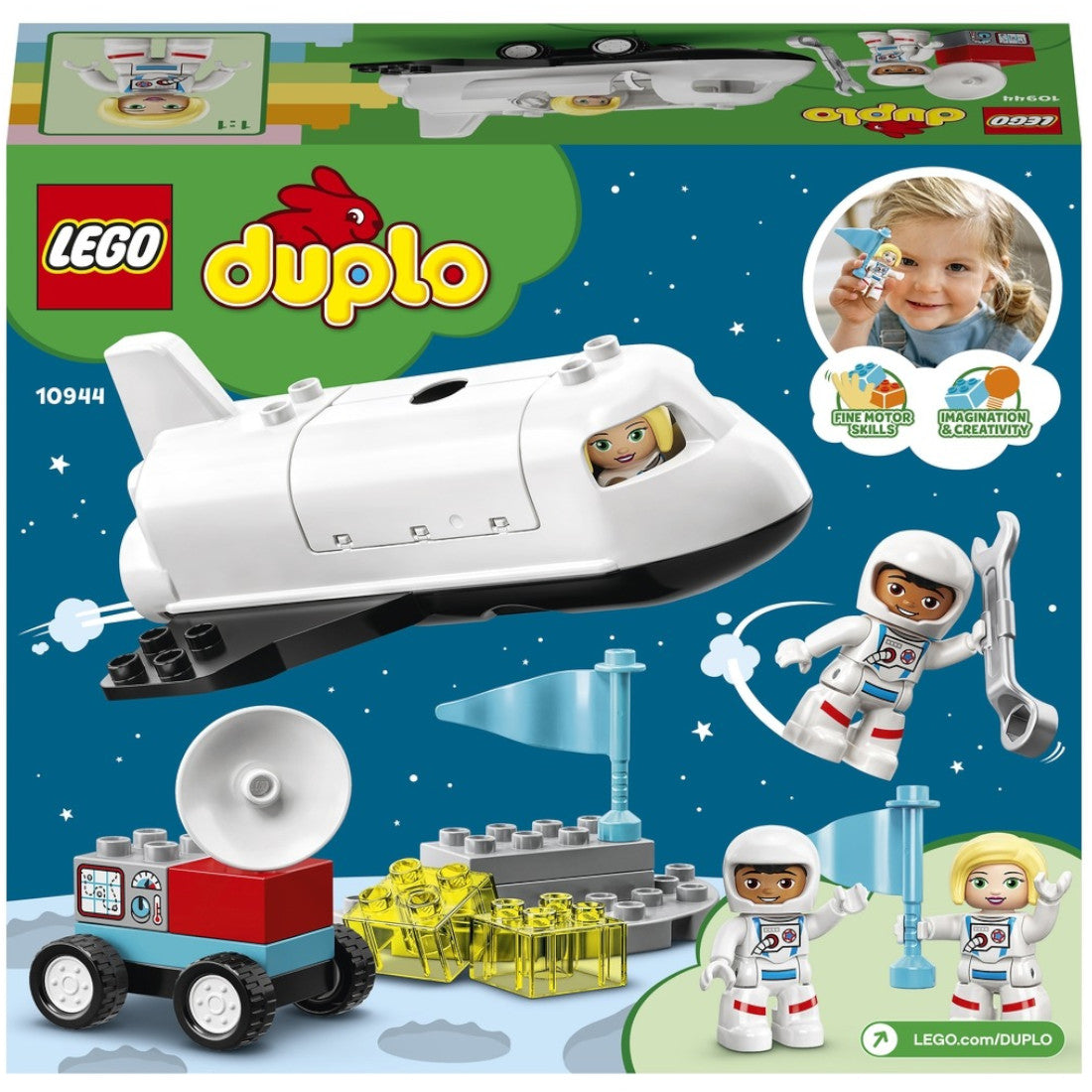 Duplo store rocket ship