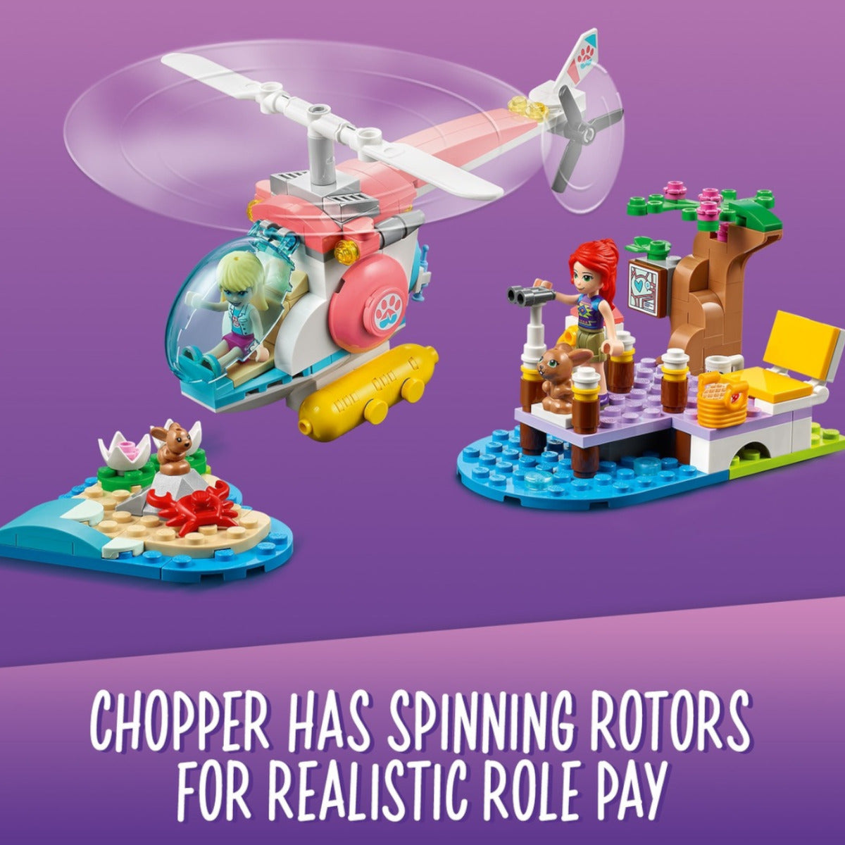 Lego discount friends helicopter