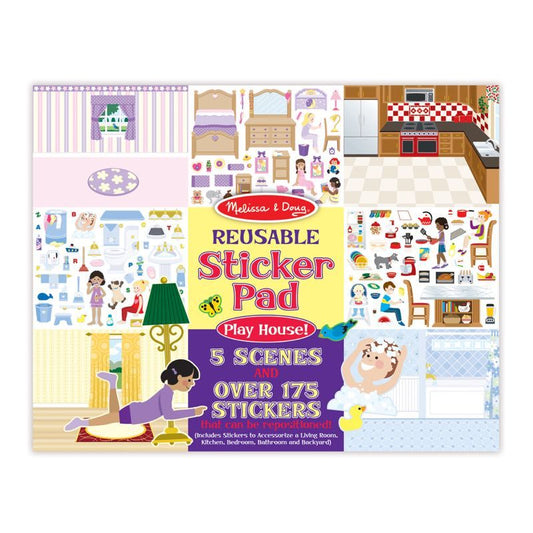 Melissa and Doug Sticker Pad Play House (reusable)