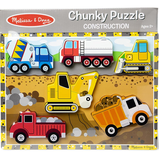 Melissa and Doug Chunky Puzzle Construction