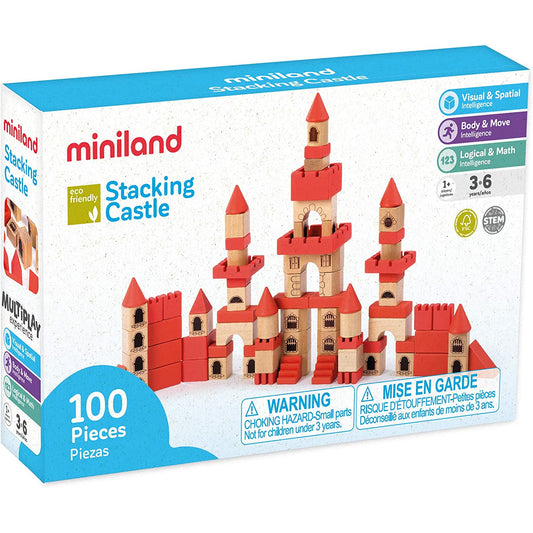 Miniland Stacking Castle 100pc 8