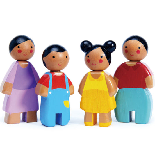 Tender Leaf Doll Family Multicural Wooden 1