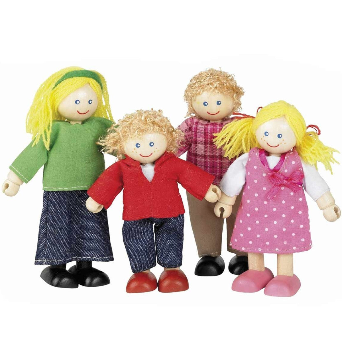 TIDLO Doll Family 4pc