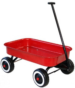 Red Wagon Large Metal